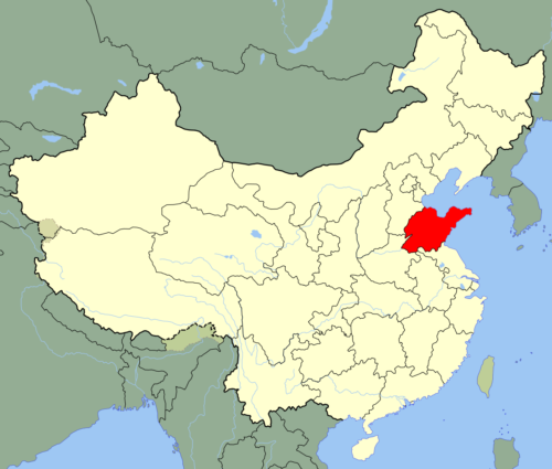 中国の地理：山東省