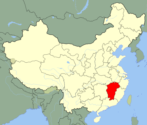 中国の地理：江西省